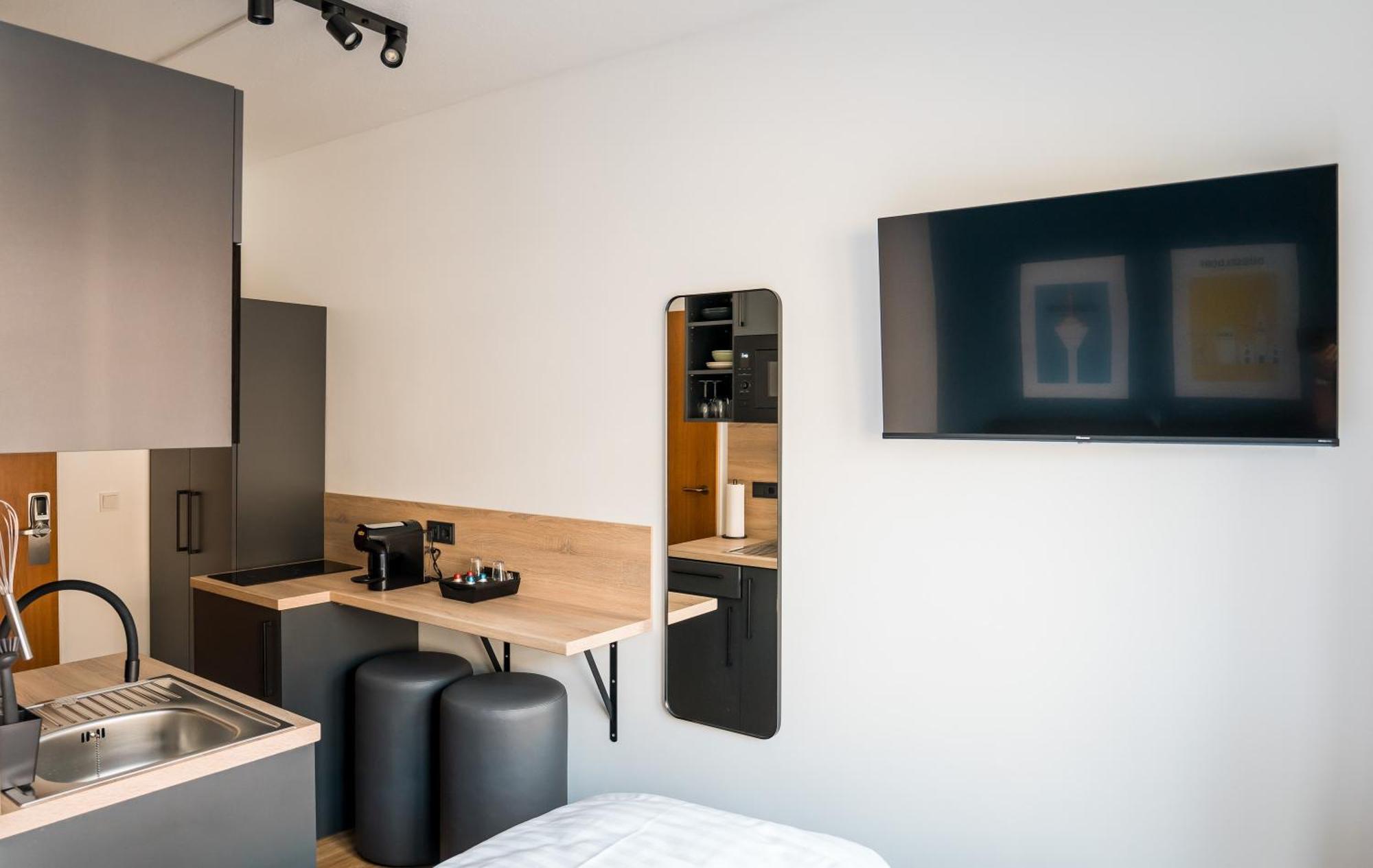 Antares Apartments Düsseldorf Exterior foto